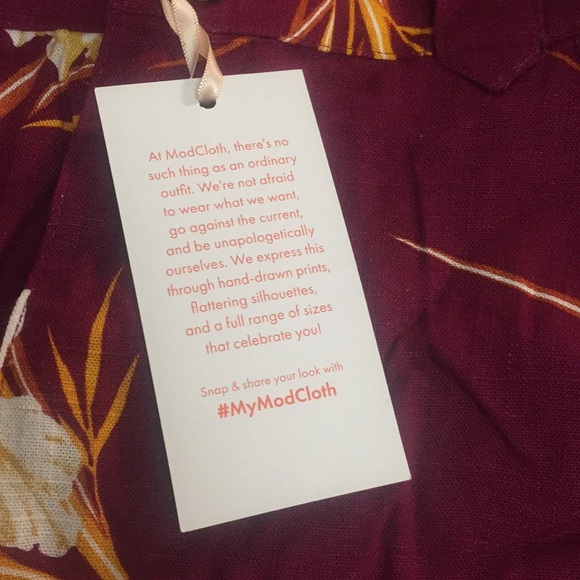 NWT Modcloth Join Joyfully Culottes Size 4 & 8 - Picture 6 of 7